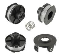 JAMHER 3 Piezas Bobina de Hilo para Makita 196146-9/195858-1, 8m, Ø1,60mmpara Akku cortadora DUR181 DUR141 DUR180Z DUR181Z Bobina de Repuesto (3 Bobin 1 Cubierta de Carrete+ 1 Resorte)