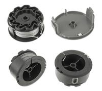 JAMHER F016800570 Bobina de repuesto para Bosch UniversalGrassCut 18 18-26 18-260, con 1600A01R5J Trimmer Cap(3 Bobinas de hilo, 1 Cubierta de Bobina）