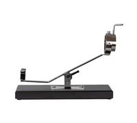 Jamonero profesional de acero inoxidable 304 - Soporte giratorio 360° para jamones ibéricos/pata negra/serrano, base antideslizante para una perfecta fijación - ideal para casa/bar/regalos