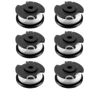 JAMSSOW 6 bobinas de hilo de repuesto GE-CT 18/28 Li, diámetro de 1,6 mm, 4,9 m de longitud, apto para desbrozadora inalámbrica Einhell GE-CT 18/28 Li, GE-CT 18/28 Li TC y GE-CT 18/260 Li (6 bobinas)
