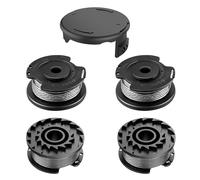 JAMSSOW Bobina de Hilo Compatible con F016800569/F16800385, para Cortabordes Bosch EasyGrassCut 18/18-230/18-26/18-260/23/26/18V-230/18V-26/18V-260, Art 23SL/26SL/2300/23-28(4 bobinas+1 Tapa)