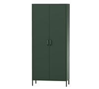 Jan Nowak Armario Dormitorio Metálico - Flavio | Estantes, Barra de Colgar, Cierre Magnético | 80 x 185 x 45 cm | Closet Armario para Habitación, Armarios Dormitorio