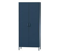 Jan Nowak Armario Dormitorio Metálico - Flavio | Estantes, Barra de Colgar, Cierre Magnético | 80 x 185 x 45 cm | Closet Armario para Habitación, Armarios Dormitorio