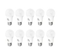 Jandei - 10 x Bombillas Led Casquillo E27 A60, 10W Equivalente 90W, 1100 Lúmenes, 330 Apertura. No regulable. Perfecto para Dormitorio, Oficina, Lámparas de Techo. (6000K Blanco Frío, Pack de 10)