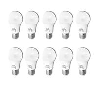 Jandei - 10 x Bombillas Led, Casquillo E27 A60, 10W Equivalente 90W, 1100 Lúmenes, 330 Apertura. No regulable. Perfecto para Casa, Dormitorio, Lámparas de Techo. (4200K Blanco Neutro, Pack de 10)