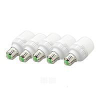 Jandei - 5 x Bombilla LED 5W Rosca E27 Luz 6000K Blanca Fría. Equivalente a 35W incandescente.