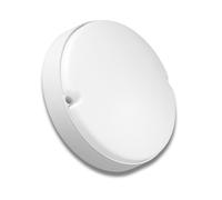 Jandei - Aplique de Pared Led 15W, Plafón Forma Redonda Color Blanco, Luz Fría 6000k. IP65 Apto para Lugares con Humedad, Para Instalación en Superficie