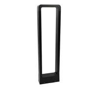 Jandei - Baliza LED Exterior 7W 240V IP65, Poste de Aluminio Negro 60cm, Luz Cálida 3000K, Lámpara de Jardín, Camino y Terraza, Caminos, Iluminación Nocturna (1)