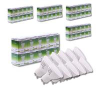 Jandei - Bombilla Led 7W GU10, Luz Blanca Cálida 3000K - Paquete de 50 unidades - 650 Lúmenes, No Regulable (equivalente 27W halógeno) - Para interior - Vida útil de hasta 15 años