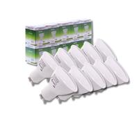 Jandei - Bombilla Led 7W GU10, Luz Blanca Fría 6000K - Paquete de 10 unidades - 650 Lúmenes, No Regulable (equivalente 27W halógeno) - Para interior - Vida útil de hasta 15 años