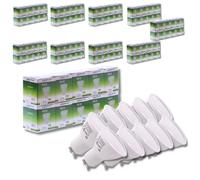 Jandei - Bombilla Led 7W GU10, Luz Blanca Neutra 4200K - Paquete de 100 unidades - 650 Lúmenes, No Regulable (equivalente 27W halógeno) - Para interior - Vida útil de hasta 15 años