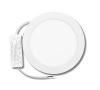 Jandei - Downlight LED 12W de Superficie, Redondo, Aro de Aluminio Color Blanco Mate, Para hogar, Oficina, Tienda, Casa. Ahorro de energía. (Blanco Neutro 4200K)