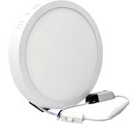 Jandei - Downlight LED 18W, Color CCT 3 Tonos de Blanco Regulables (3000K, 4200K, 6000K), Formato Redondo Color Blanco, para Instalación en Superficie. Medidas 210mm x 28mm