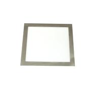 Jandei - Downlight LED 24W Marco Cuadrado Acero Empotrar Techo Luz Fría 6000k Natural 4200k 295 X 13mm (Hueco de Corte 275mm)