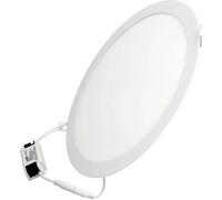 Jandei - Downlight LED 24W Marco Redondo Aluminio Acabado Blanco, Diámetro 295mm (Orificio corte 270mm)