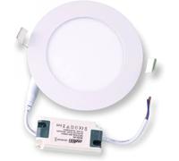 Jandei - Downlight LED Panel Extraplano Redondo para Empotrar en Techo. Iluminación 6W. Luces de Bajo Consumo para Baño, Cocina, Salón, Pasillo, Techo