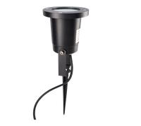Jandei - Foco Led para Jardín 6W 240V Diámetro 10cm (Alto con Pincho 30cm). Pica con Luz Cálida 3000k, IP65 para Instalación en Exteriores