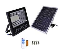 Jandei - Foco Proyector Led Solar, Panel Separado con Batería de Litio, Luz Fría 6000k. Protección IP65 Exterior. Ideal para Jardin, Terraza, Caminos… (2200 Lúmenes)