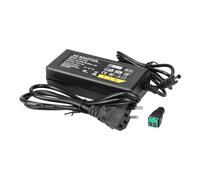 Jandei - Fuente de Alimentación Transformador Enchufable 110/220V AC a 12V DC 60W 5A, Cable 1m y Conector Hembra. Instalación en Interior IP20, para Tira Led, Neón o Dispositivos de Bajo Voltaje