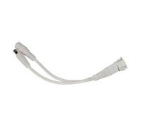 Jandei - Interruptor para Encendido, Apagado y Regular la Intensidad de Tiras LED y Equipos de 12V DC o 24V DC. Dimmer Táctil Empotrable con Forma Cilíndrica, Uso en Interiores (Blanco, Cable 13,5 cm)
