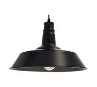 Jandei - Lámpara Colgante Industrial, Metal Negro Mate, Estilo Vintage y Urbano, Portalámparas E27, Ideal para Cocina, Comedor, Bar o Loft