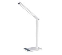 Jandei - Lámpara LED Escritorio Con Carga USB Para Móvil, 3 Tonos de Color, Intensidad Regulable, Función Noche Y Modo Lectura, lámpara Mesita de Noche, Luz de Lectura Flexo Táctil. (Cuidado Ocular)