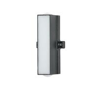 Jandei - Letra Luminosa LED 12W, Aplique Pared con Luz Cálida 3000K, 220V, IP54 para Decoración Interior y Exterior, Fabricada en Aluminio Acabado Negro. Ideal para Iluminación Hogar y Negocio (I)