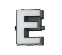 Jandei - Letra Luminosa LED 12W, Aplique Pared con Luz Cálida 3000K, 220V, IP54 para Decoración Interior y Exterior, Fabricada en Aluminio Acabado Negro. Ideal para Iluminación Hogar y Negocio (E)