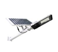 Jandei - Luz Solar Exterior 2500 Lúmenes con Batería LiFePO4, Aluminio IP65, Control Remoto y Carga Automática, 200 LEDs 6000K