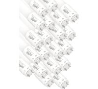 Jandei - Pack 20 Tubo LED 120cm 18W, Blanco Frío 6000K, 2160 Lúmenes, Standard T8 Conector G13, Reemplaza Neón Fluorescente 36W, Iluminación de Oficinas, Pasillos, Garajes, Conexión 1 Lado