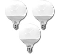 Jandei - Pack 3 x Bombilla LED Globo G120 E27 18W. Iluminación para Lámpara de Salón, Cocina, Dormitorio. Luces de Bajo Consumo