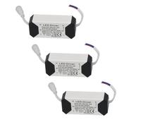 Jandei - Pack de 3 Drivers Transformadores 18W-24W DC, Entrada Multi-voltaje 85-265V AC 50/60Hz, Salida 54-84 Vdc 240-260 mA - Ideal para Sustituir en Downlights y Otros Equipos LED