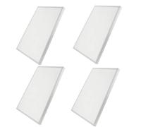 Jandei - Pack de 4 Paneles LED Cuadrados 595x595 mm, 50 W, 25 mm de Grosor, para Instalación en Superficie o Suspensión