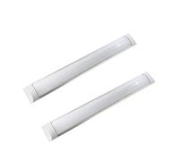 Jandei - Pack x 2 Pantalla LED 120 cm 36W y 4000 LM Luz Color Blanco Neutro 4200k Sustituye Fluorescente Led Tradicional, Ideal Cocina, Garaje