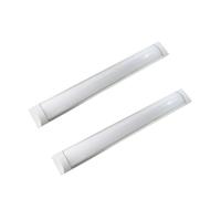 Jandei - Pack x 2 Pantalla LED 60 cm 18W y 1500 LM Luz Color Blanco Frío 6000k Sustituye Fluorescente Led Tradicional, Ideal Cocina, Garaje