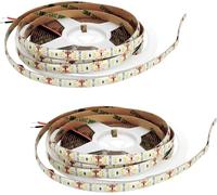 Jandei - Pack x2 Tira Led 5 Metros 12V para Exteriores IP65, Luz Súper Cálida 2700K, 600 LEDs SMD2835, Luces LED Impermeables para Decoración Balcón, Jardín, Patio (no incluye fuente alimentación)