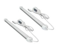 Jandei - Pack x2 Tubo Led 35cm CCT 3 tonos (3000K-4200K-6000K) 300lms con Cable USB 2 metros con Interruptor Integrado.