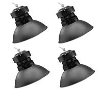 Jandei - Pack x4 Campana LED Industrial 200W 6000K, SMD3030, 20.000 Lúmenes, Luz Blanca Fría, IP20 para Interiores, Iluminación Profesional para Talleres, Almacenes y Espacios Comerciales