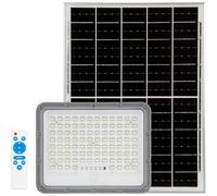 Jandei - Proyector Led Solar 200W/300W, 2500-3000 lúmenes, Con Sensor de Movimiento, Con Mando y Panel Separado 7500K - Dos modelos a elegir