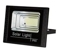 Jandei - Proyector Led Solar 40W, 550 Lúmenes, 114 Leds, Luz Blanca Fría 7500K, Con Mando a Distancia y Panel Separado. Protección IP65 Apto para Exteriores