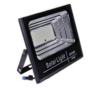 Jandei - Foco Proyector Led Solar, Panel Separado con Batería de Litio, Luz Fría 6000k. Protección IP65 Exterior. Ideal para Jardin, Terraza, Caminos… (2200 Lúmenes)
