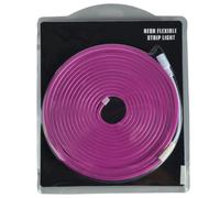 Jandei - Tira de Luz LED de Neón Flexible Jandei 5m Ideal para Decoración Interior y Exterior, con 120 Leds por Metro y Protección IP65 (No Incluye Transformador) Purple