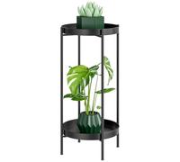 JANE EYRE Soporte para plantas de 2 niveles, maceta de metal para interior y exterior