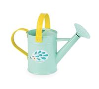 Janod - Happy Garden - Regadera Infantil de Metal - Juego de Jardinería al Aire Libre - Desde 3 Años, J03191, Azul y Amarillo
