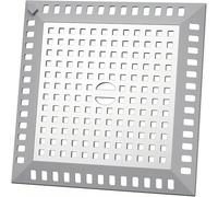 JAONLD Filtro Desague Ducha Cuadrado 12,3x12,3cm Atrapa Pelos Ducha Tapa Desague Ducha para Desagües de Pisos de Baños y Cocinas para Evitar Que se Obstruyan Las Tuberías de Drenaje