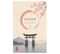 Japan eki stamp book: 4 x 6 small size Stamp Notebook and travel journal to Collect and Log Japanese Railway train Station Stamps.
