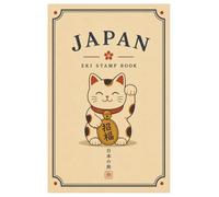 Japan eki stamp book: 4 x 6 small size Stamp Notebook and travel journal to Collect and Log Japanese Railway train Station Stamps.