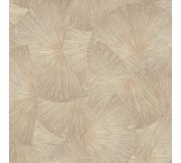 Japandi Vinilo Papel Pintado Texturizado Dorado Metálico Geométrico Fan Erismann