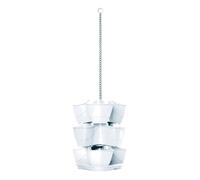 Prosperplast Jardín Vertical Colgante COUBI HERBAL 9L. - Decora Tu Jardín White 9