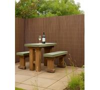 JARDIN202 - Cerramiento de Mimbre Natural Ecológico 80% Ocultación | Valla de Ocultación Decorativa Resistente | Rollo: 1'50 x 3 metros -